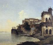 unknow artist View of the Ruins of a Palace at Gazipoor on the River Ganges Sweden oil painting reproduction
